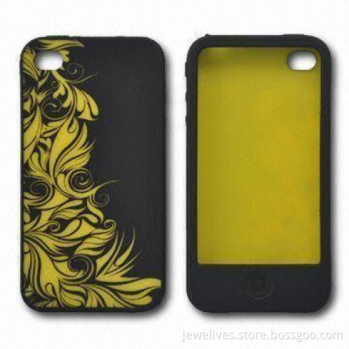 Silicon Covers for Apple's iPhone, with Stylish Design and Laser Pattern, Available in Various Color